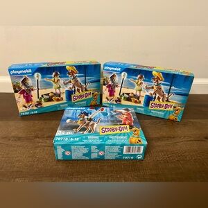 Lot of 3 Playmobil Scooby-Doo! 2 Sets of 70707 & 1 set of 70710 Brand New In Box
